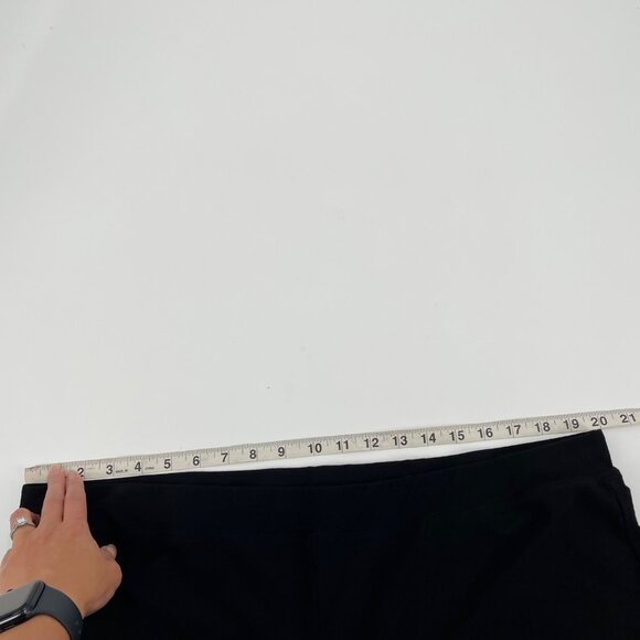 Eileen Fisher Black Pull On Washable Crepe Pants Elastic Waist Womens Plus 2X - Picture 6 of 8